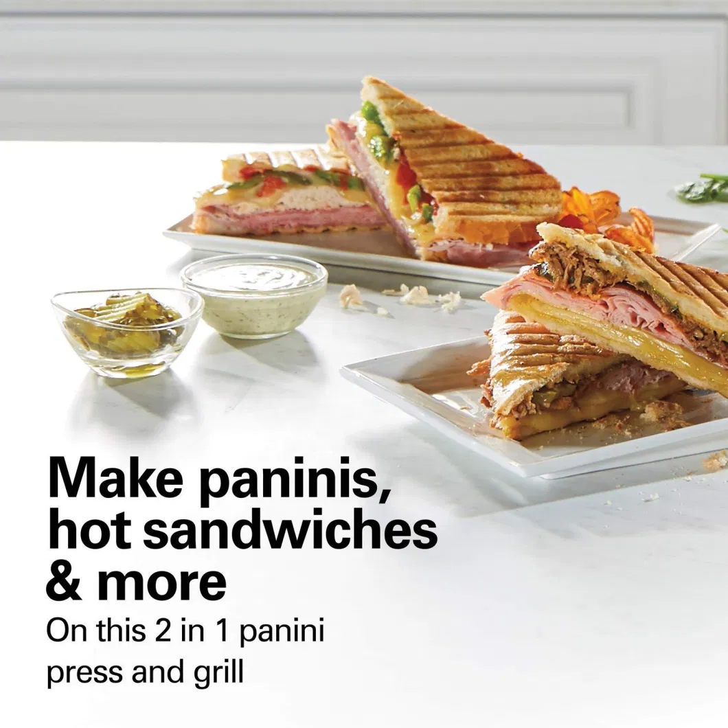 4-Slice Contact Grill Panini Press Grill Sandwich Maker