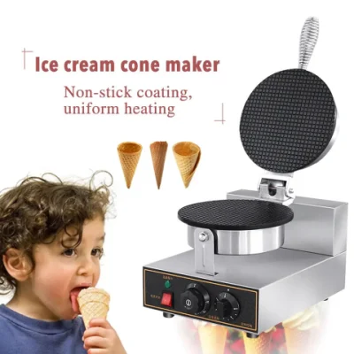 Restaurant Equipment Ice Cream Cone Machine Maker for Snack Bar Convenience Store